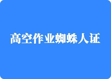 美女小穴被插视频高空作业蜘蛛人证